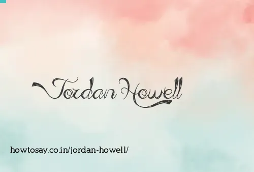 Jordan Howell