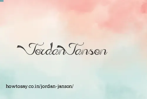 Jordan Janson