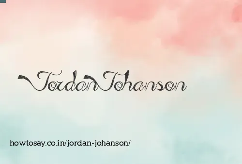 Jordan Johanson