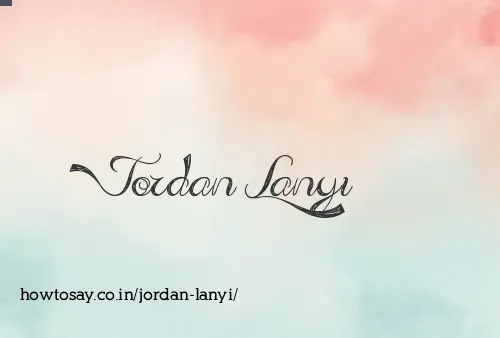 Jordan Lanyi