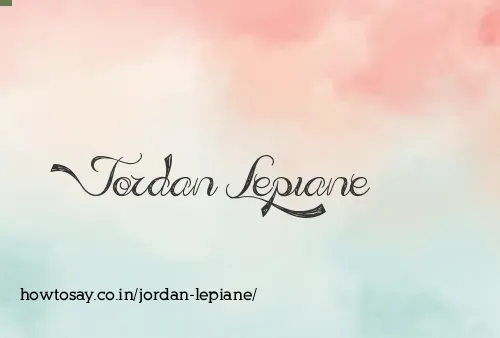 Jordan Lepiane