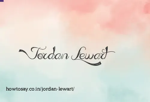 Jordan Lewart