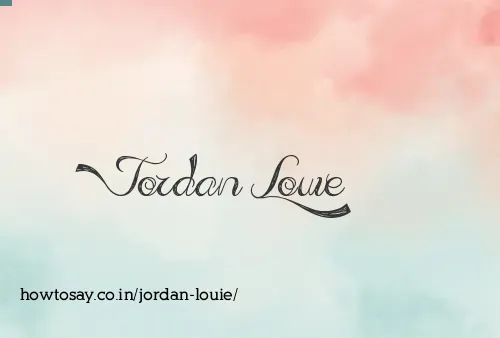Jordan Louie