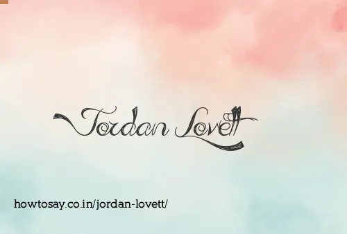 Jordan Lovett