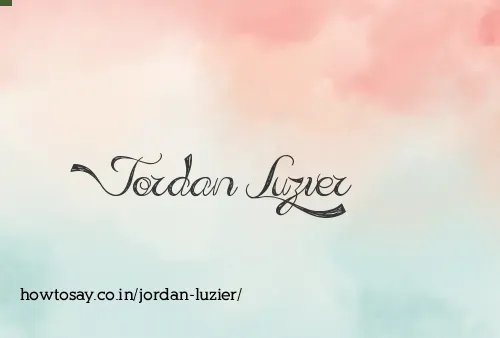 Jordan Luzier