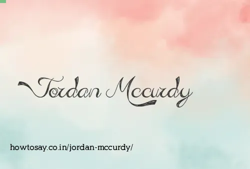 Jordan Mccurdy