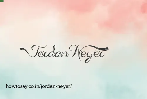 Jordan Neyer