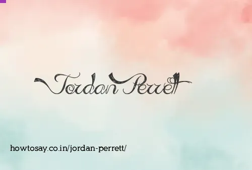Jordan Perrett