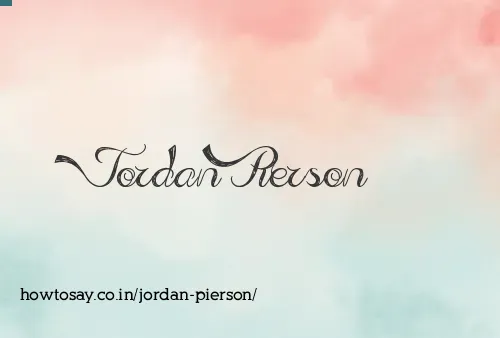 Jordan Pierson