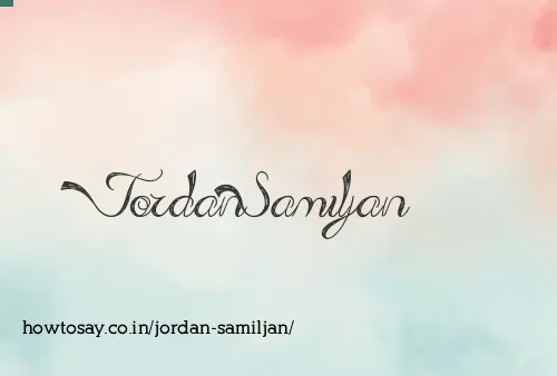 Jordan Samiljan