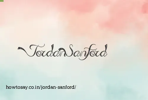 Jordan Sanford