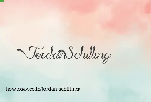 Jordan Schilling