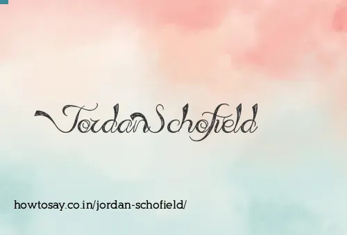 Jordan Schofield