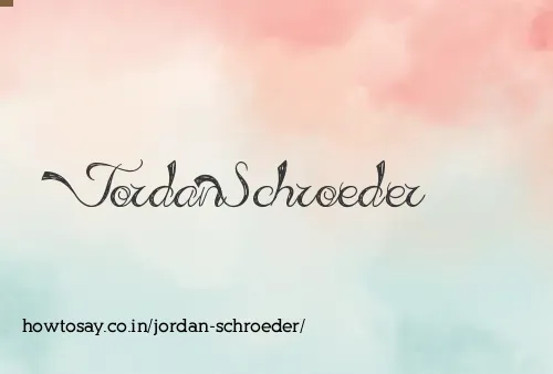 Jordan Schroeder