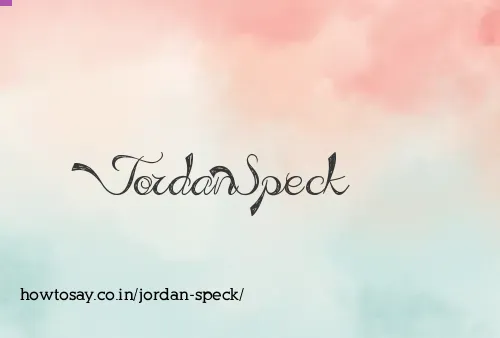 Jordan Speck