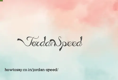 Jordan Speed