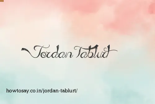 Jordan Tablurt