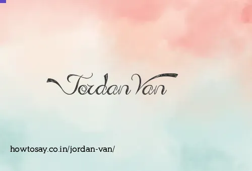Jordan Van