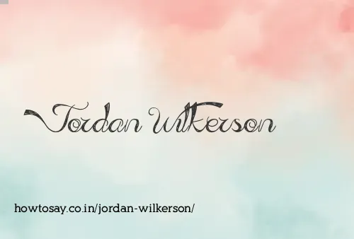 Jordan Wilkerson
