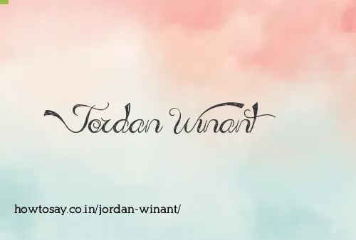 Jordan Winant