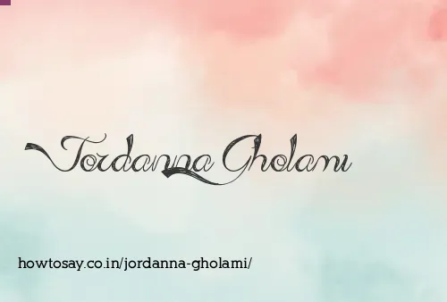 Jordanna Gholami