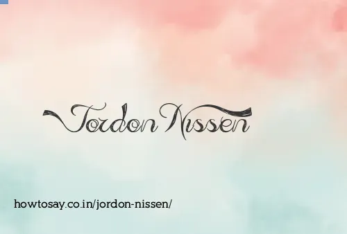 Jordon Nissen