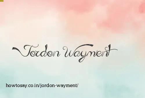 Jordon Wayment