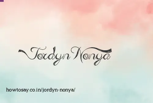 Jordyn Nonya