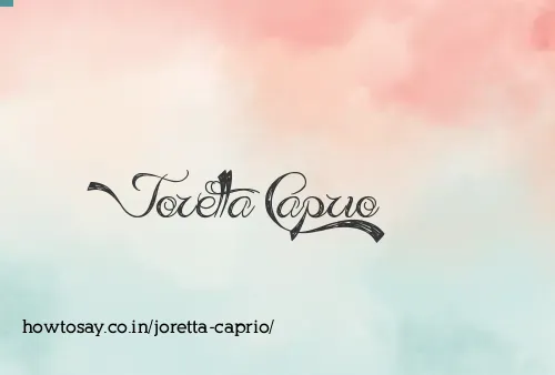 Joretta Caprio