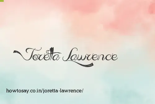 Joretta Lawrence