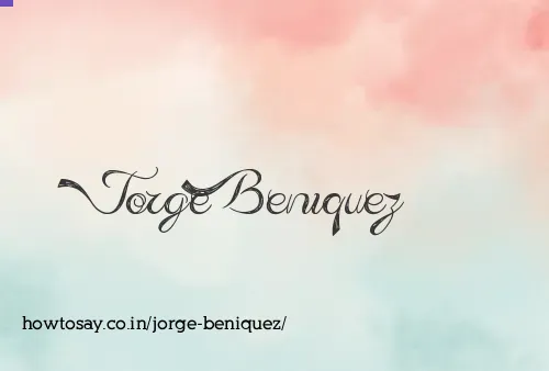 Jorge Beniquez