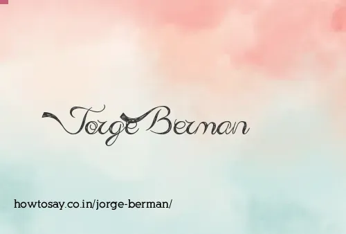 Jorge Berman