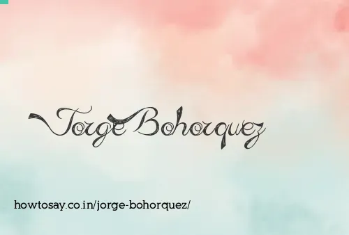 Jorge Bohorquez