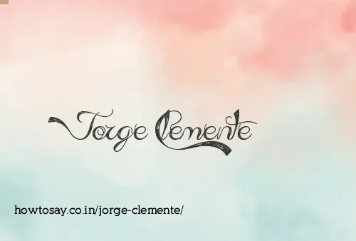 Jorge Clemente