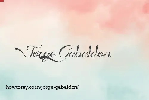 Jorge Gabaldon