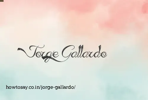 Jorge Gallardo