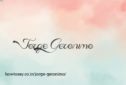 Jorge Geronimo