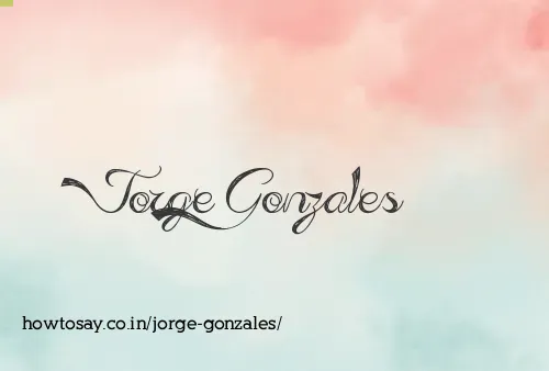 Jorge Gonzales