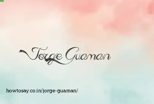 Jorge Guaman