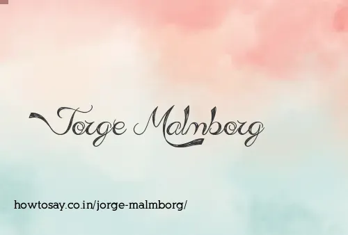 Jorge Malmborg