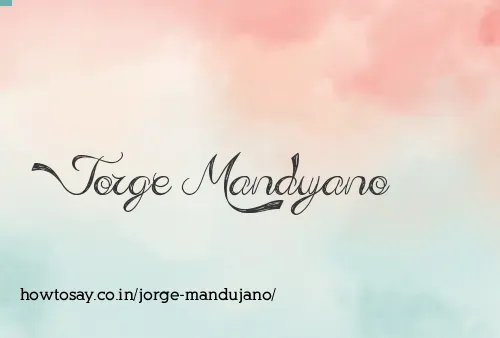 Jorge Mandujano
