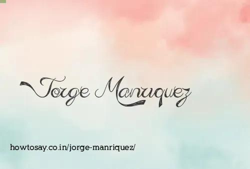 Jorge Manriquez