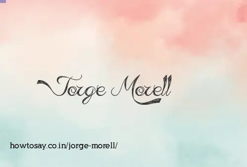 Jorge Morell