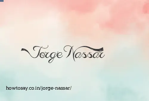 Jorge Nassar