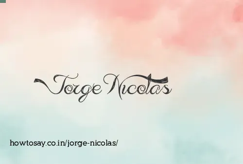Jorge Nicolas