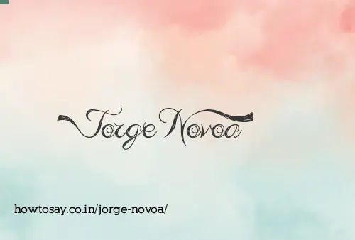 Jorge Novoa
