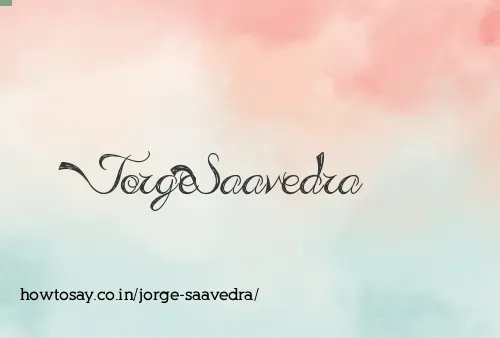 Jorge Saavedra