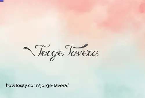 Jorge Tavera