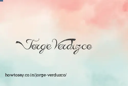 Jorge Verduzco