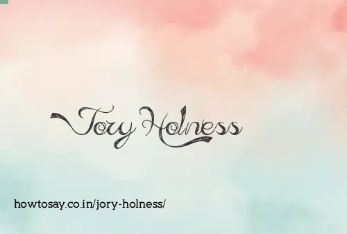 Jory Holness